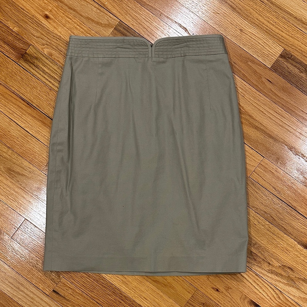 Elie Tahari Classic khaki Pencil Skirt